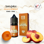 Aura Juice 50mg 30ml – salt de nicotine – saveur Peach Apricot