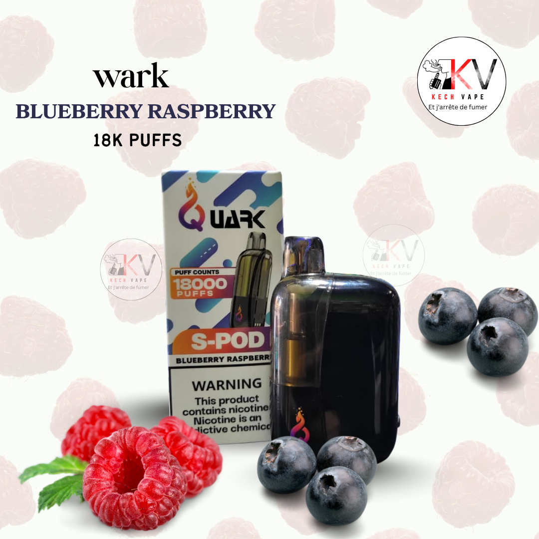 quark S-Pod 18 000 puffs Blueberry Raspberry 
