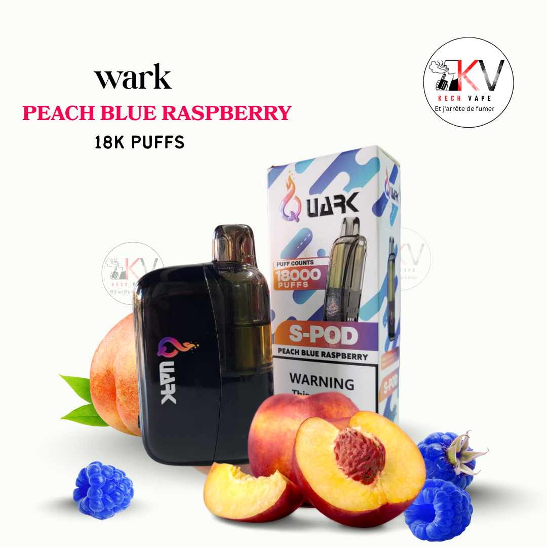 quark S-Pod 18 000 puffs Peach blue raspberry