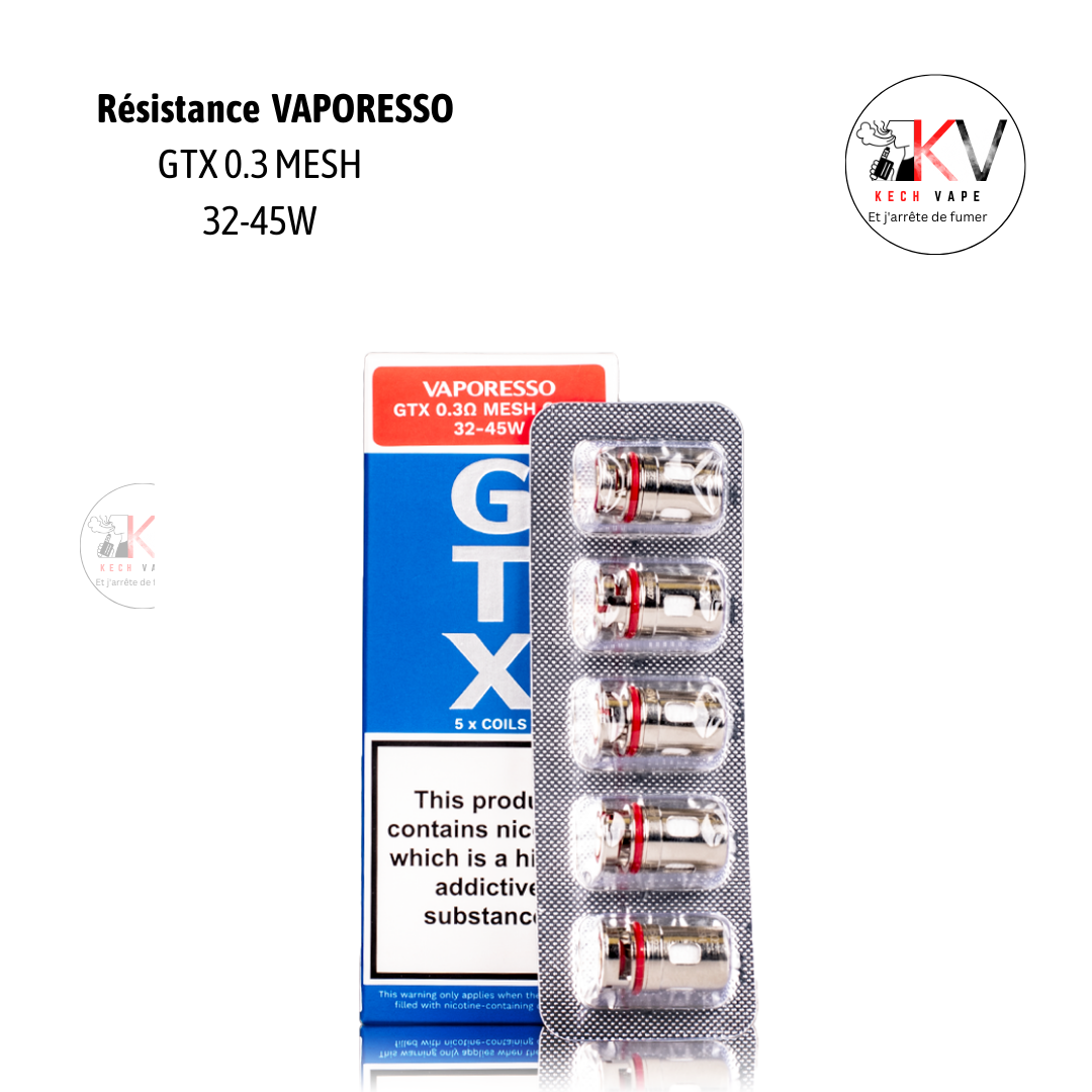 VAPORESSO- Résistance GTX 0.3