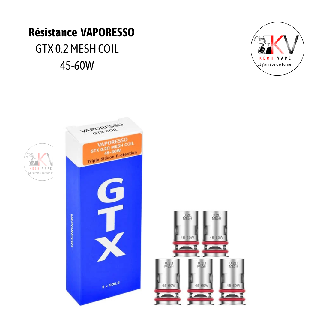 VAPORESSO- Résistance GTX 0.2