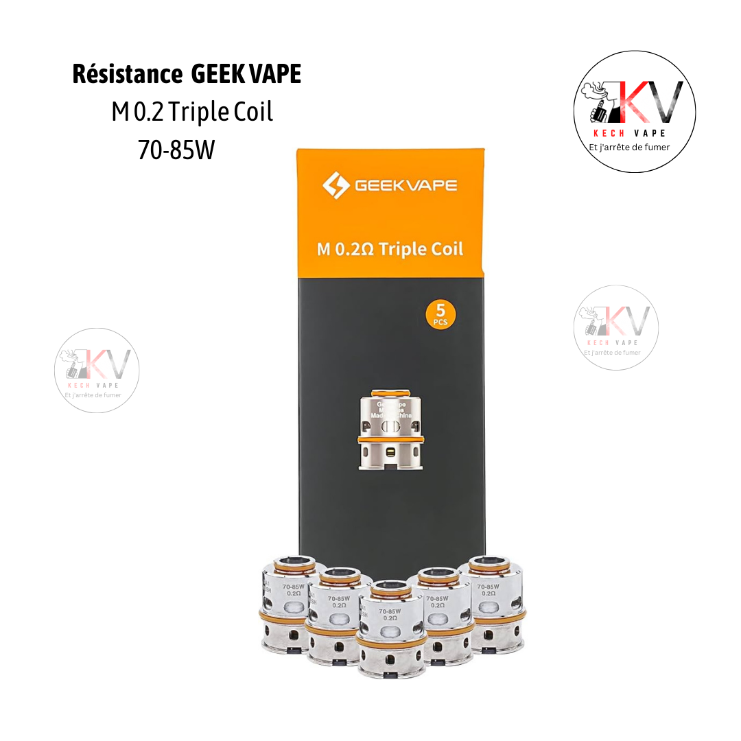 GEEK VAPE -Résistance M0.2 Triple coil