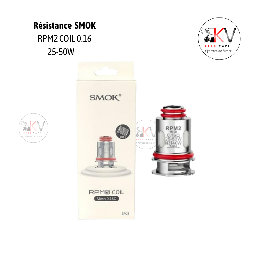 SMOK -Résistance RPM2 COIL 0.16