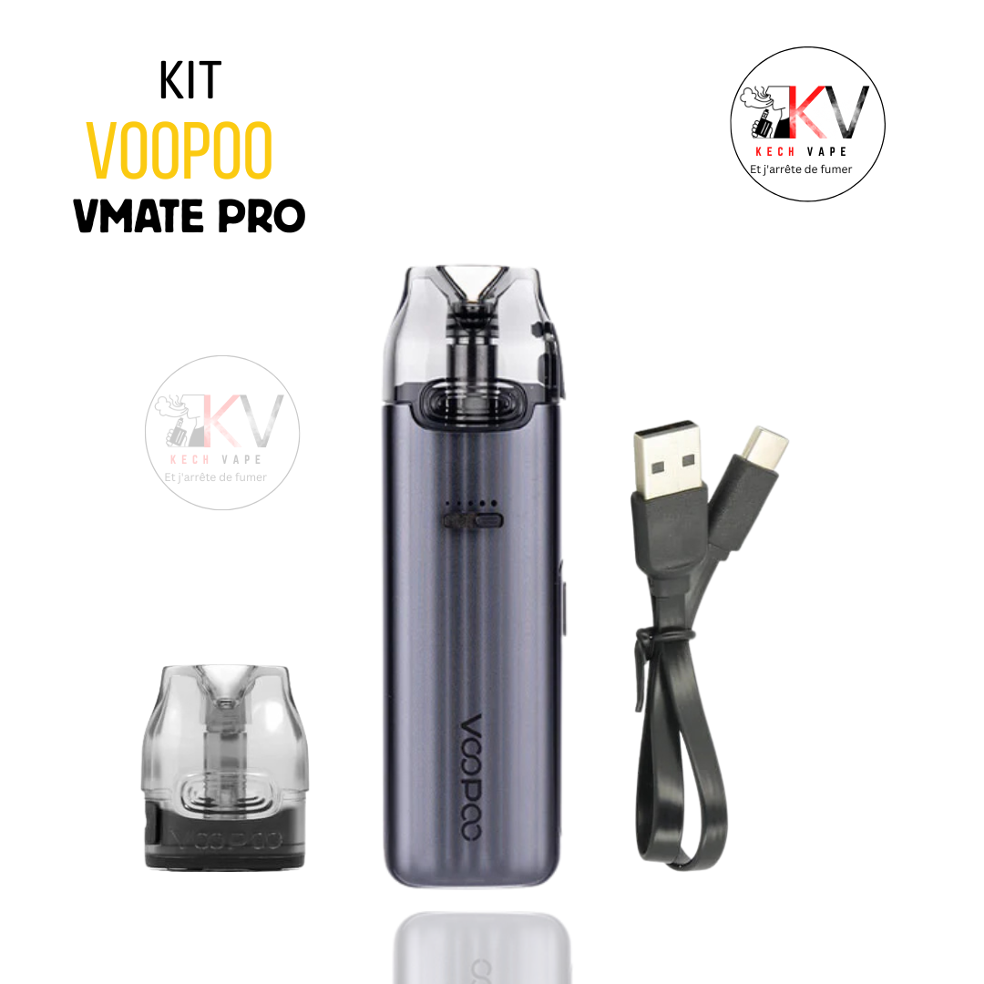 Voopoo Vmate Pro cigarette électronique - COULEUR GRIS