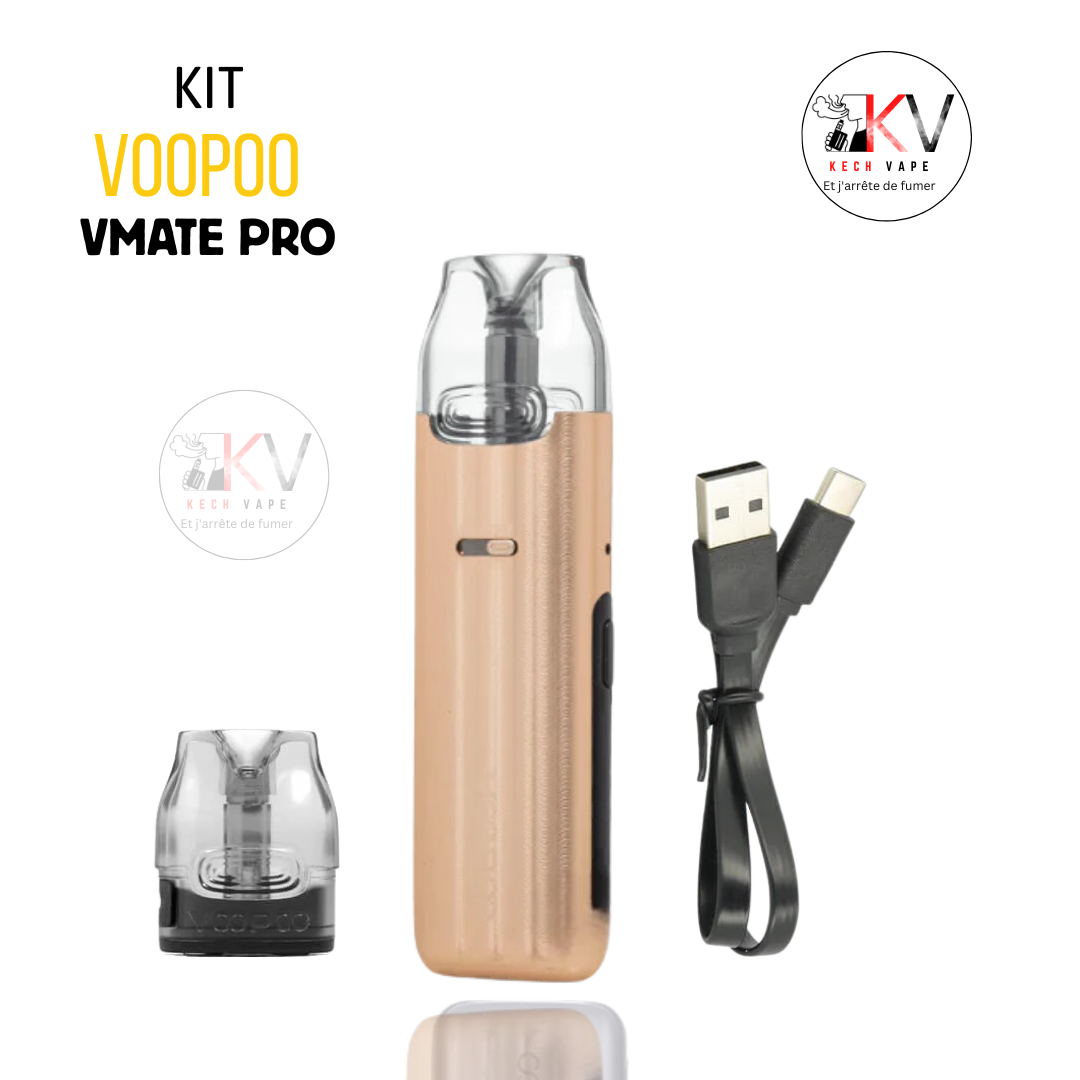 Voopoo Vmate Pro pod compact - COULEUR GOLD