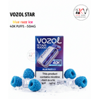 Vozol Star 40K Puffs 50mg -- BLUE RAZZ ICE vape jetable rechargeable avec plusieurs saveurs disponibles
