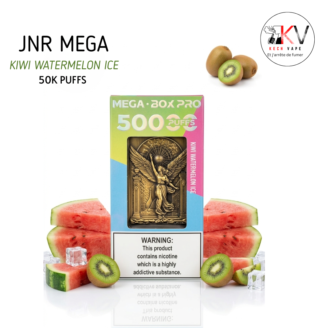JNR Mega BOX 50K Cigarette jetable 50 000 puffs | Kech Vape Maroc KECHVAPE JNR Mega BOX 50K Cigarette jetable 50 000 puffs | Kech Vape Maroc KECHVAPE