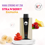 WAKA Strong Hit 25K vape jetable saveur STRAWBERRY BANANA – KechVape Marrakech
