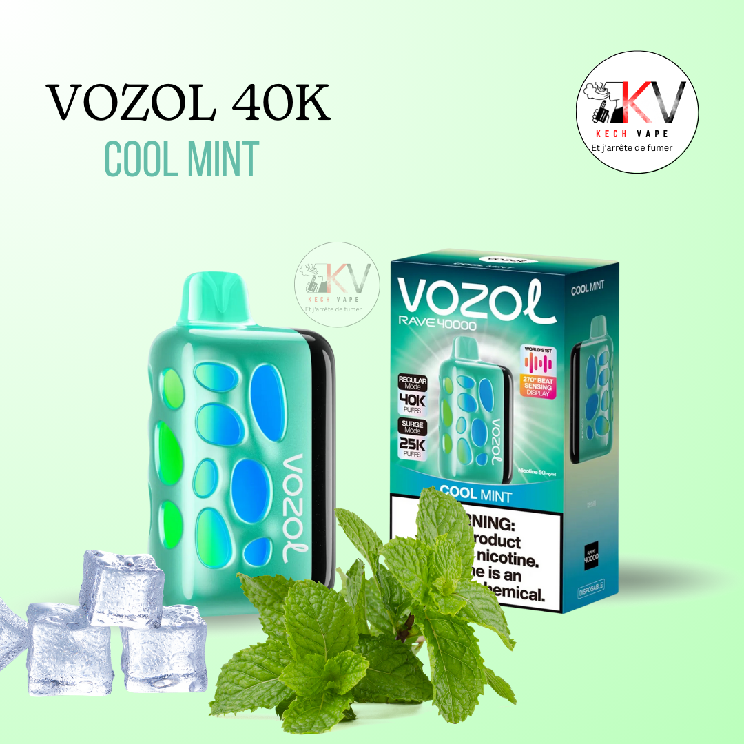 VOZOL RAVE 40K Cigarette lectronique jetable 40 000 puffs|Kech Vape Maroc KECHVAPE VOZOL RAVE 40K Cigarette lectronique jetable 40 000 puffs|Kech Vape Maroc KECHVAPE