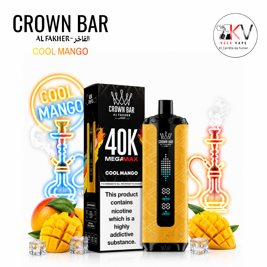 Al Fakher Crown Bar Mega Max -40k Puffs