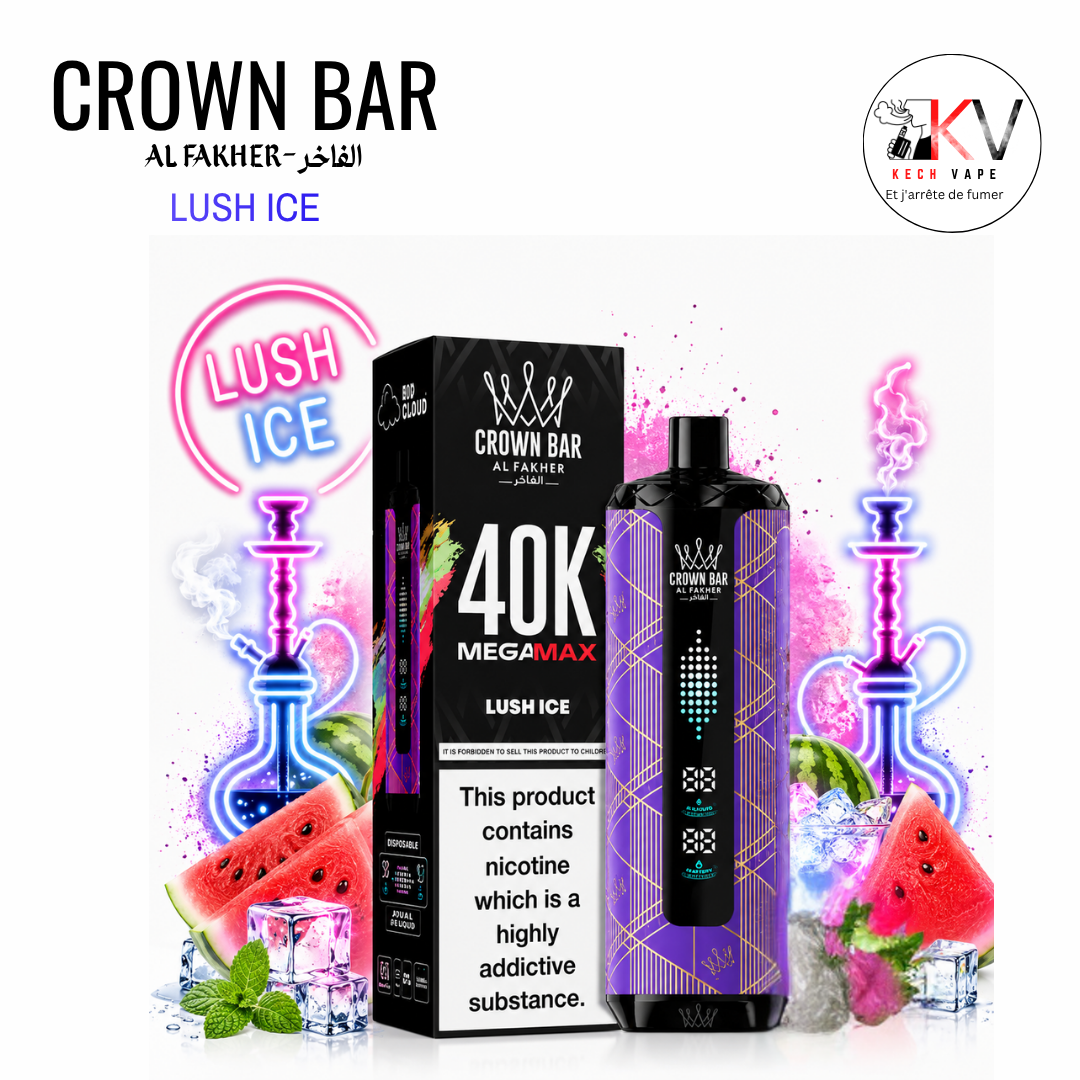 Al Fakher Crown Bar Mega Max -40k Puffs