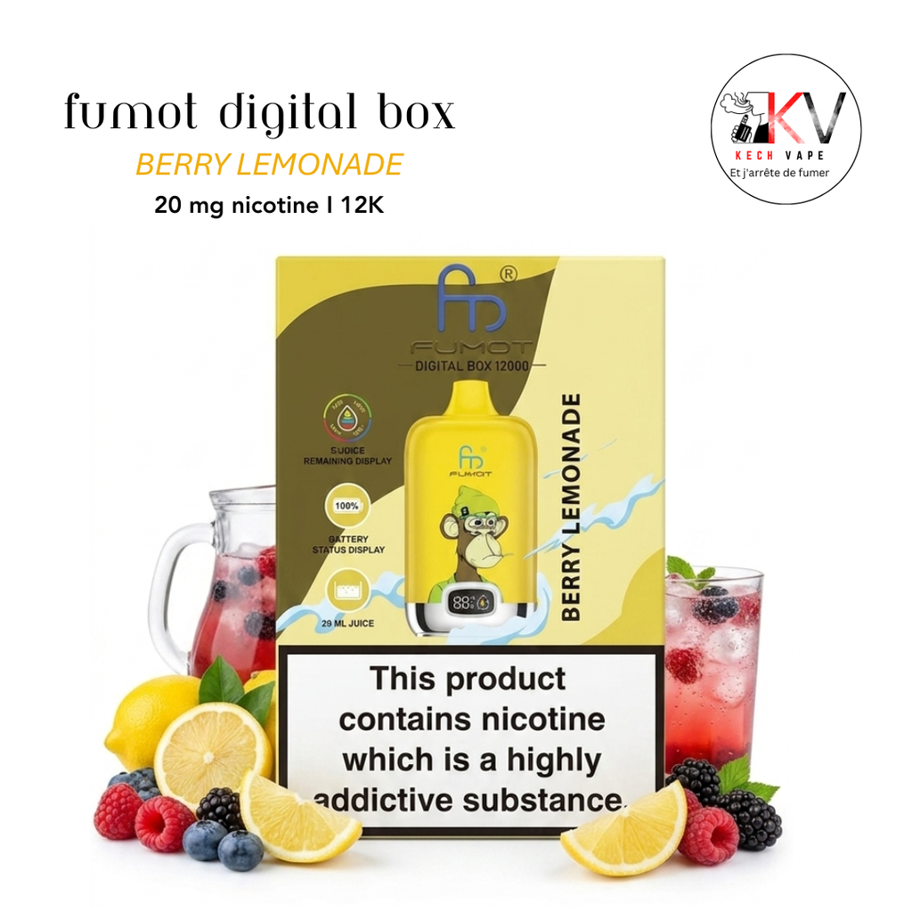 FUMOT Digital Box 12K Puffs |2% Nic