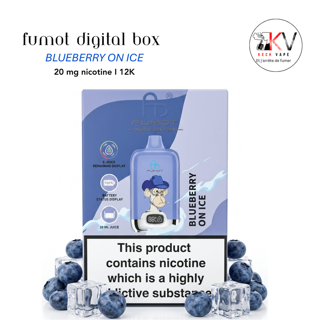 FUMOT Digital Box 12K Puffs |2% Nic