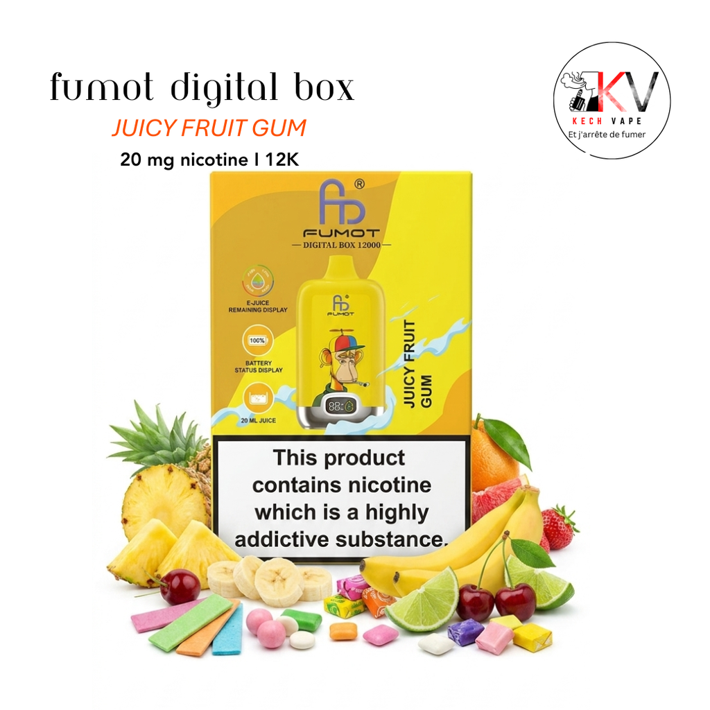 FUMOT Digital Box 12K Puffs |2% Nic