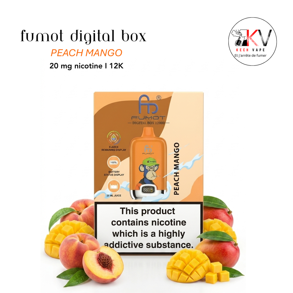 FUMOT Digital Box 12K Puffs |2% Nic